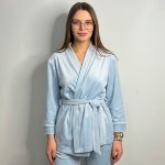 Жіночий домашній костюм блакитна